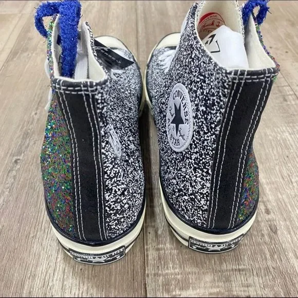 Converse x JW Anderson Glitter Chuck Taylor Sneakers Mens Sz 9 - Picture 4 of 5